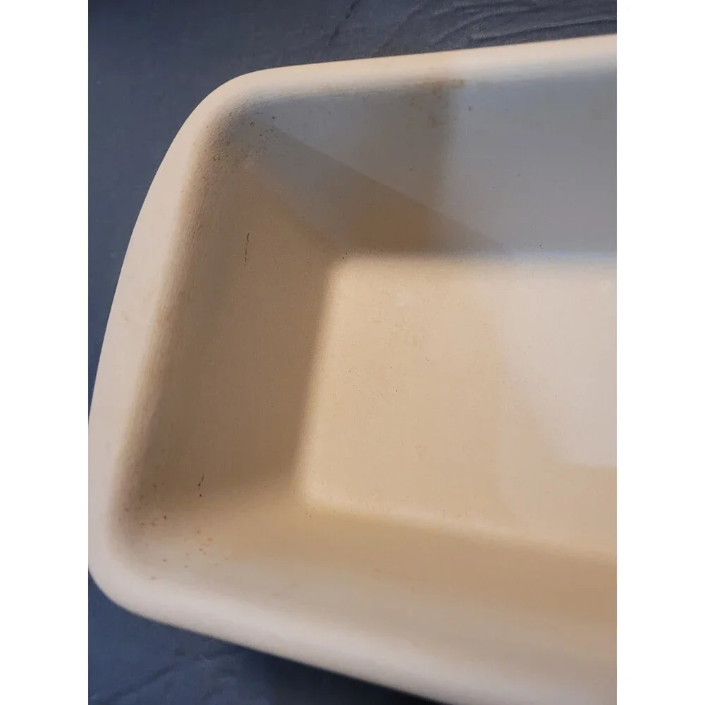 Pampered Chef Family Heritage Stoneware Loaf Pan 9x5 Unglazed #930 Vintage